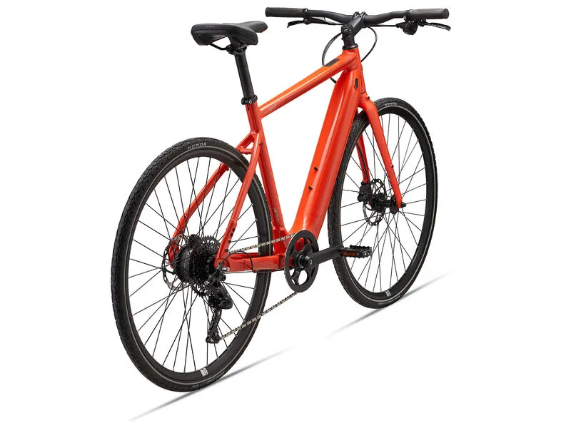 2024 Momentum Voya E+ 3 - 10-Speed Commuter eBike - Tequila Sunrise-2